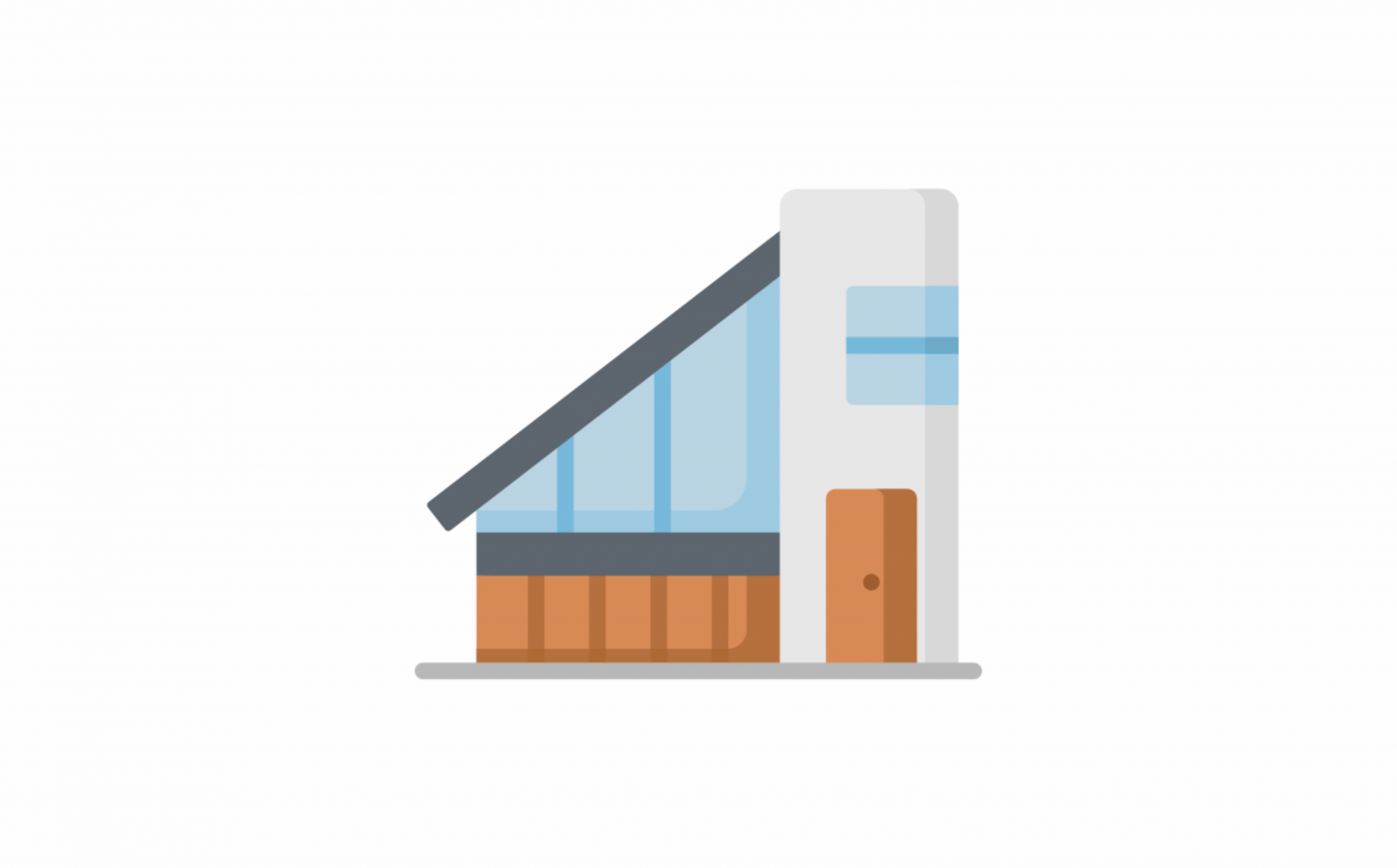 Rumah dengan desain arsitektur modern minimalis yang fungsional dan estetik.